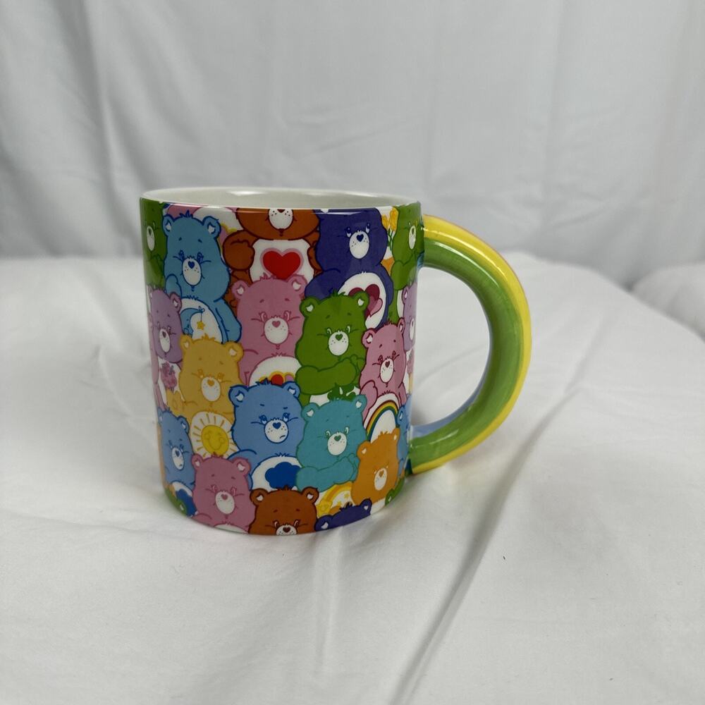 Care Bears Rainbow Bear Collage Coffee Mug 4”